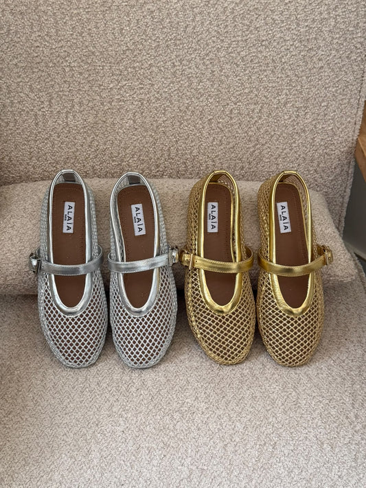 Alaïa Ballerina - Gold, Silver