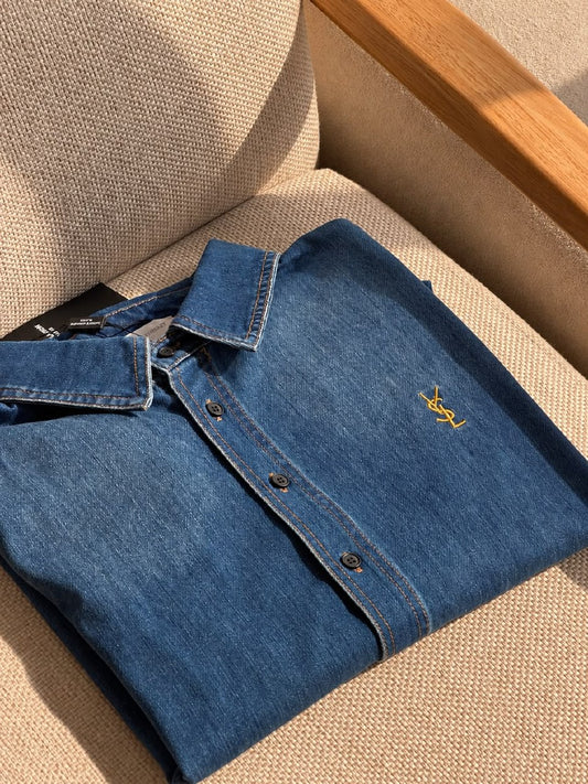 YSL Shirt - Blue