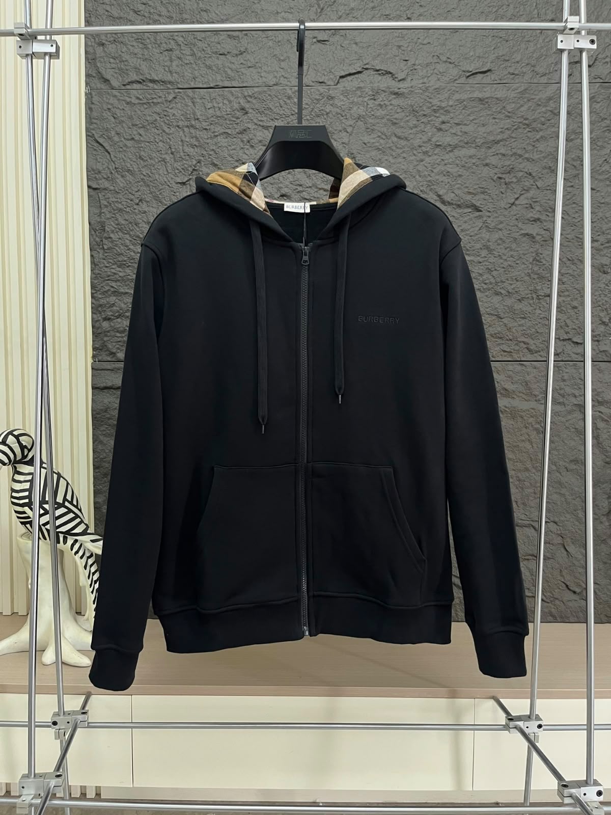Burberry Hooded Jacket - Black