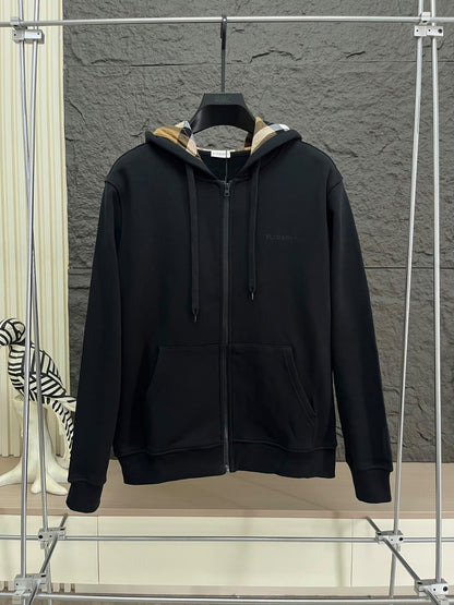 Burberry Hooded Jacket - Black