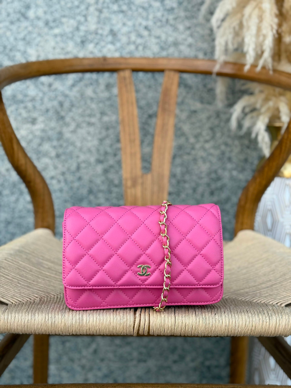 Chanel Quilted Flap Shoulder Bag - Pink