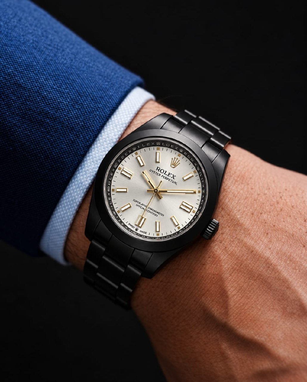 Rolex Watch - Black & White