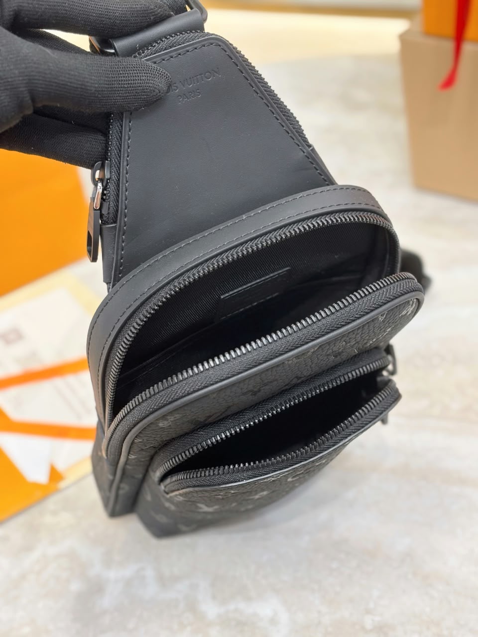Louis Vuitton Sling Bag - Black