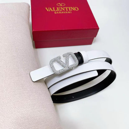 Valentino Belt - White