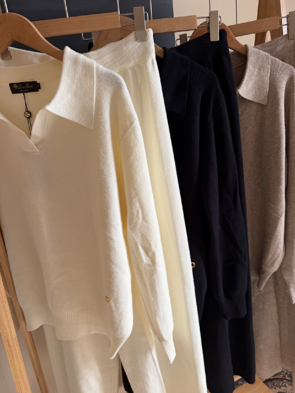 Loro Piana Set - White, Black, Beige