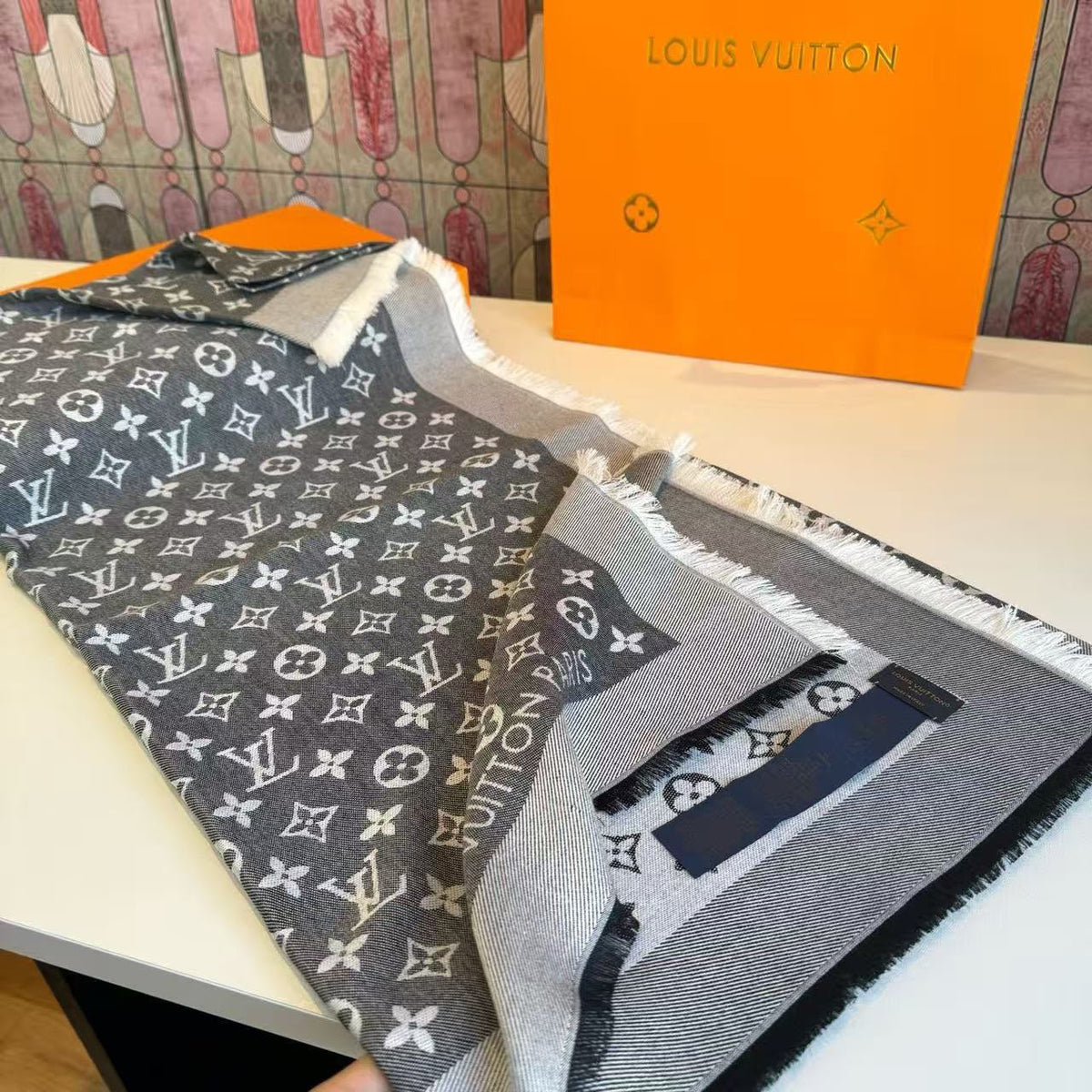 Louis Vuitton Scarf - Dark Grey Monogram