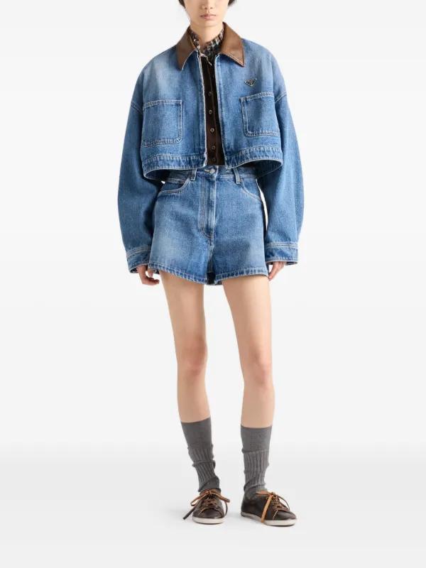 Prada Jacket - Blue & Brown