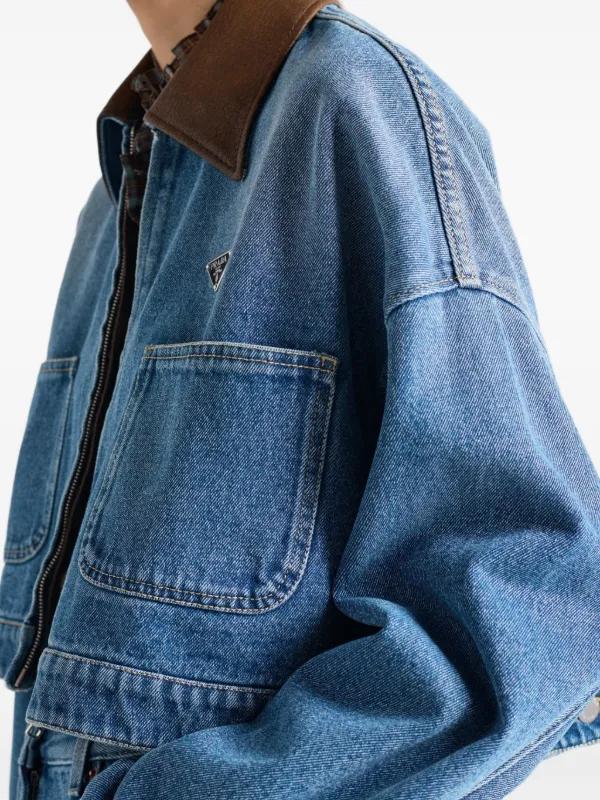 Prada Jacket - Blue & Brown