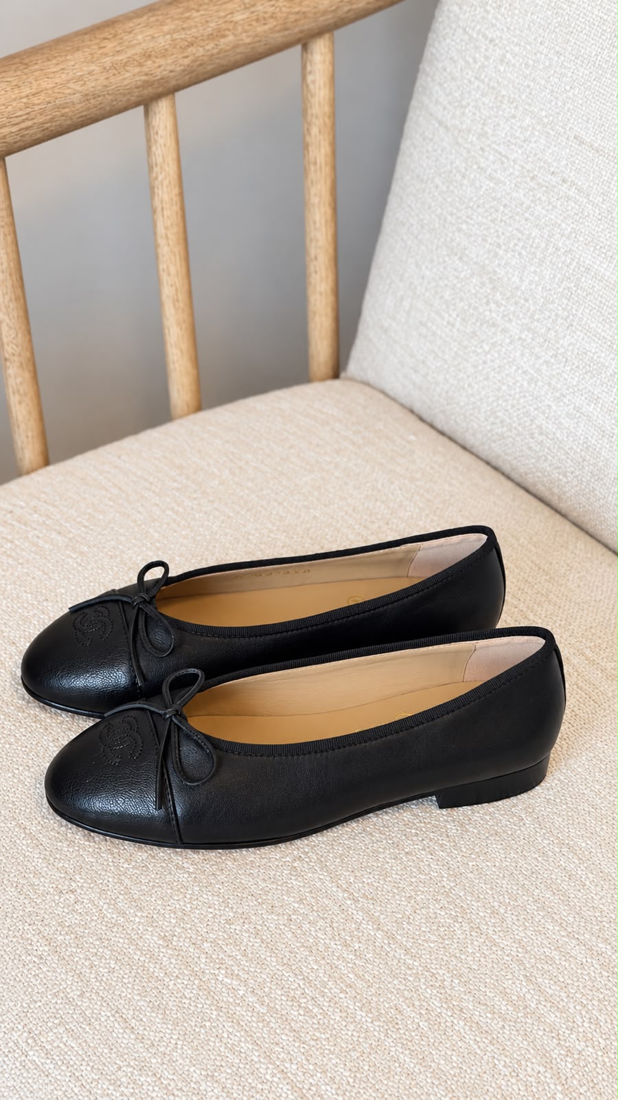 Chanel Ballerina - Black, Beige & Black, Beige