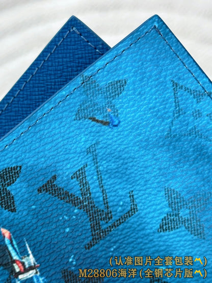 Louis Vuitton Wallet - Blue Monogram