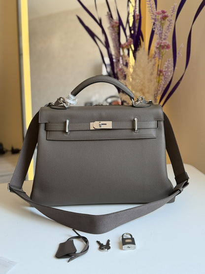 Hermes Handbag - Dark Grey