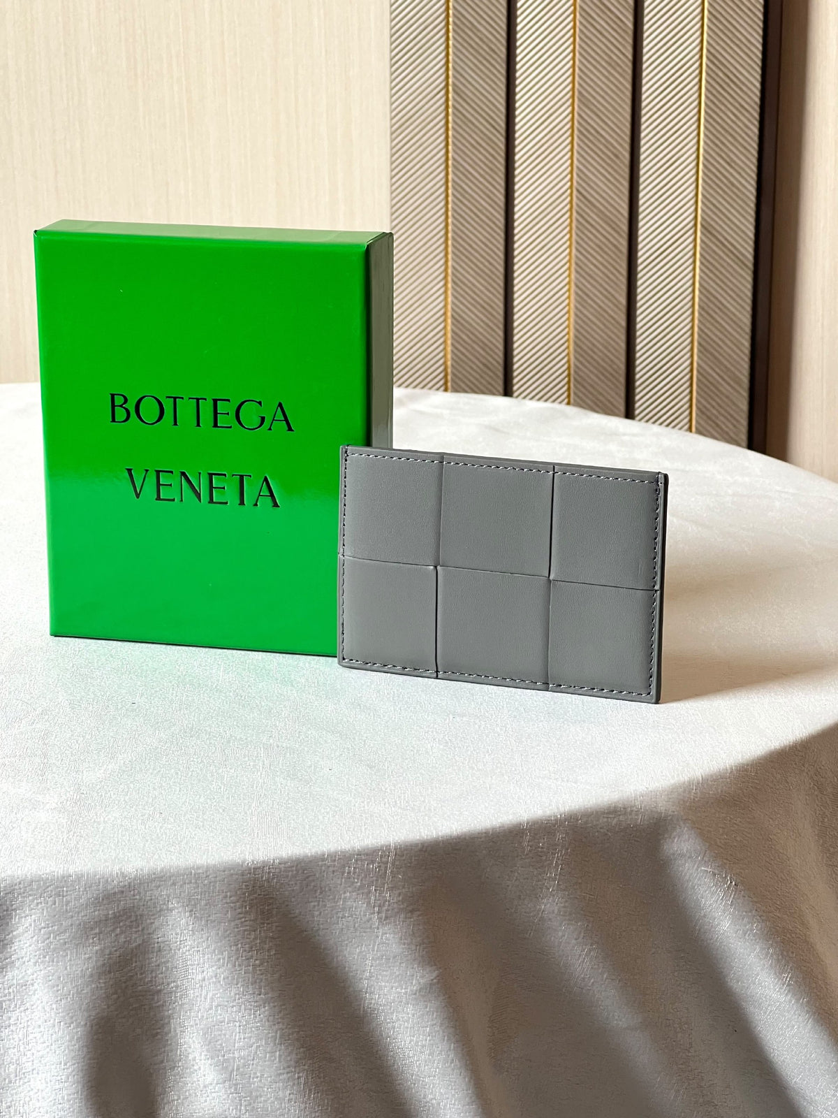 Bottega Veneta Card Holder - Grey, Burgundy, Light Blue, Green, Beige, Black, Dark Grey