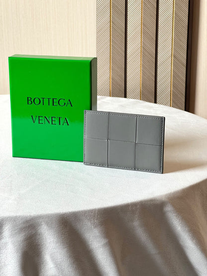 Bottega Veneta Card Holder - Grey, Burgundy, Light Blue, Green, Beige, Black, Dark Grey