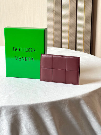 Bottega Veneta Card Holder - Grey, Burgundy, Light Blue, Green, Beige, Black, Dark Grey