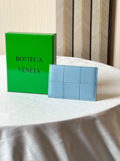 Bottega Veneta Card Holder - Grey, Burgundy, Light Blue, Green, Beige, Black, Dark Grey