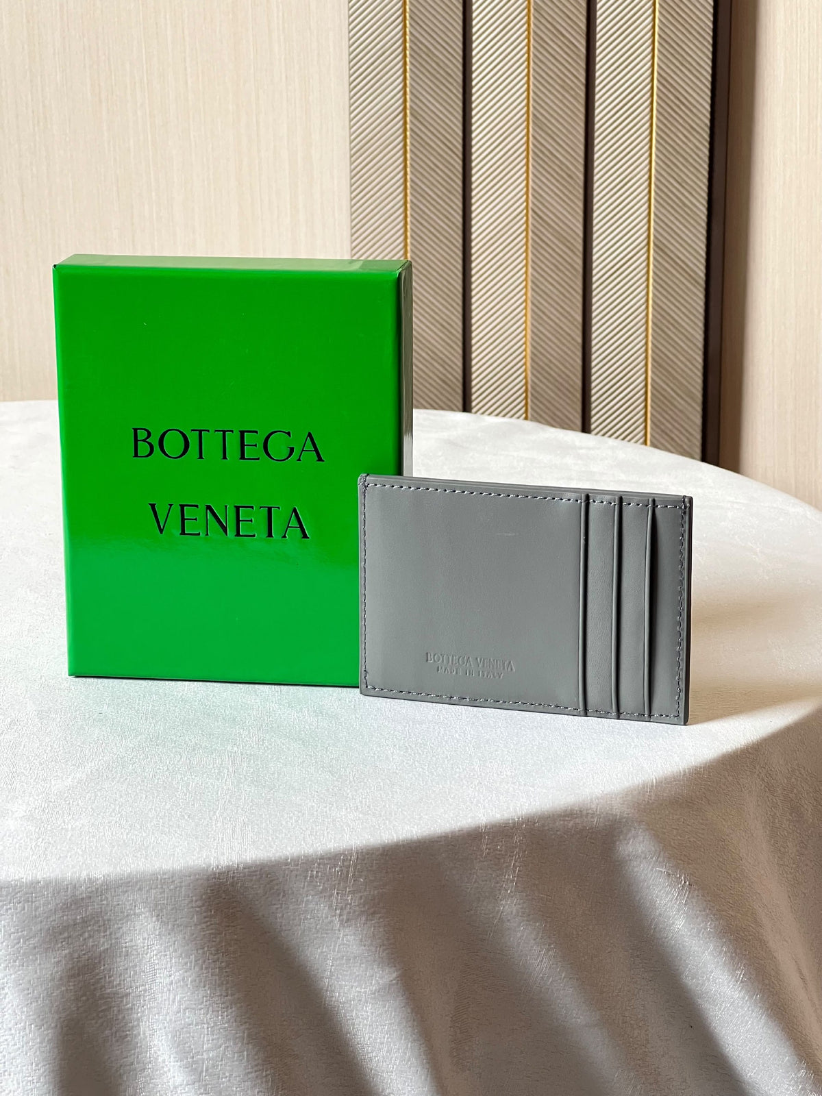 Bottega Veneta Card Holder - Grey, Burgundy, Light Blue, Green, Beige, Black, Dark Grey
