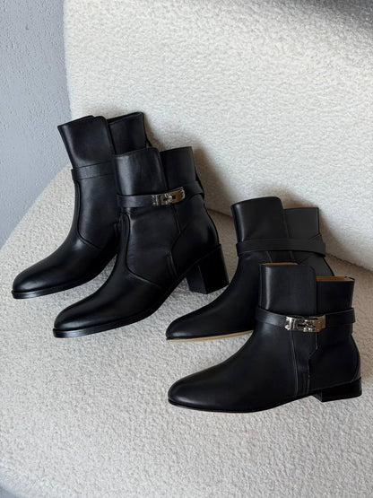 Hermes Boots - Black