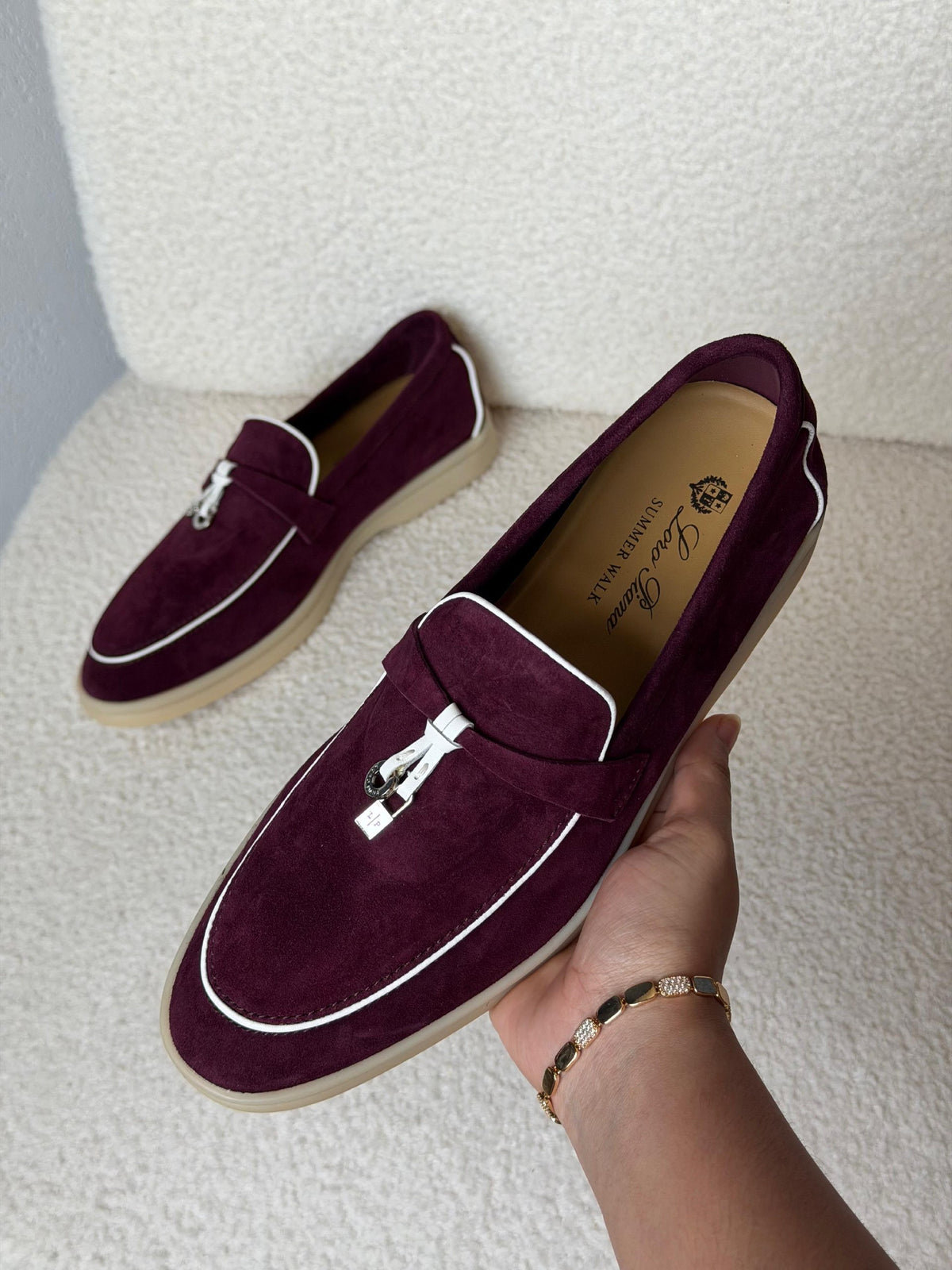 Loro Piana Loafers - Burgundy