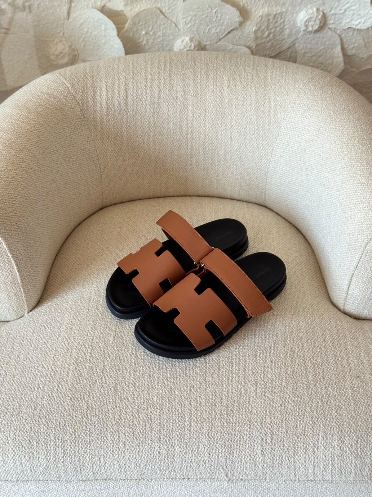 Hermes Slippers - Brown