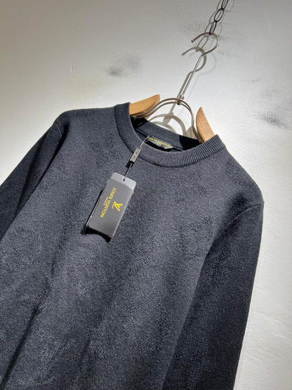 Louis Vuitton Plain Crewneck Sweater - Dark Grey