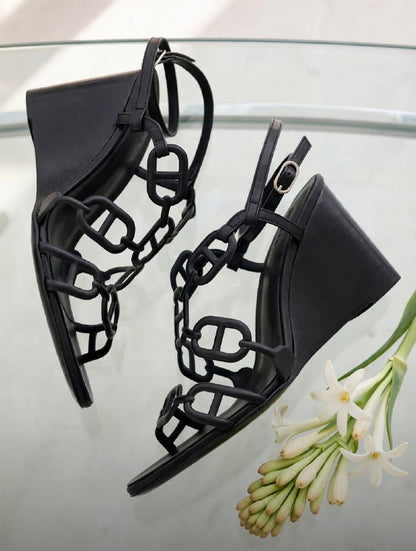 Hermès Heels - Black