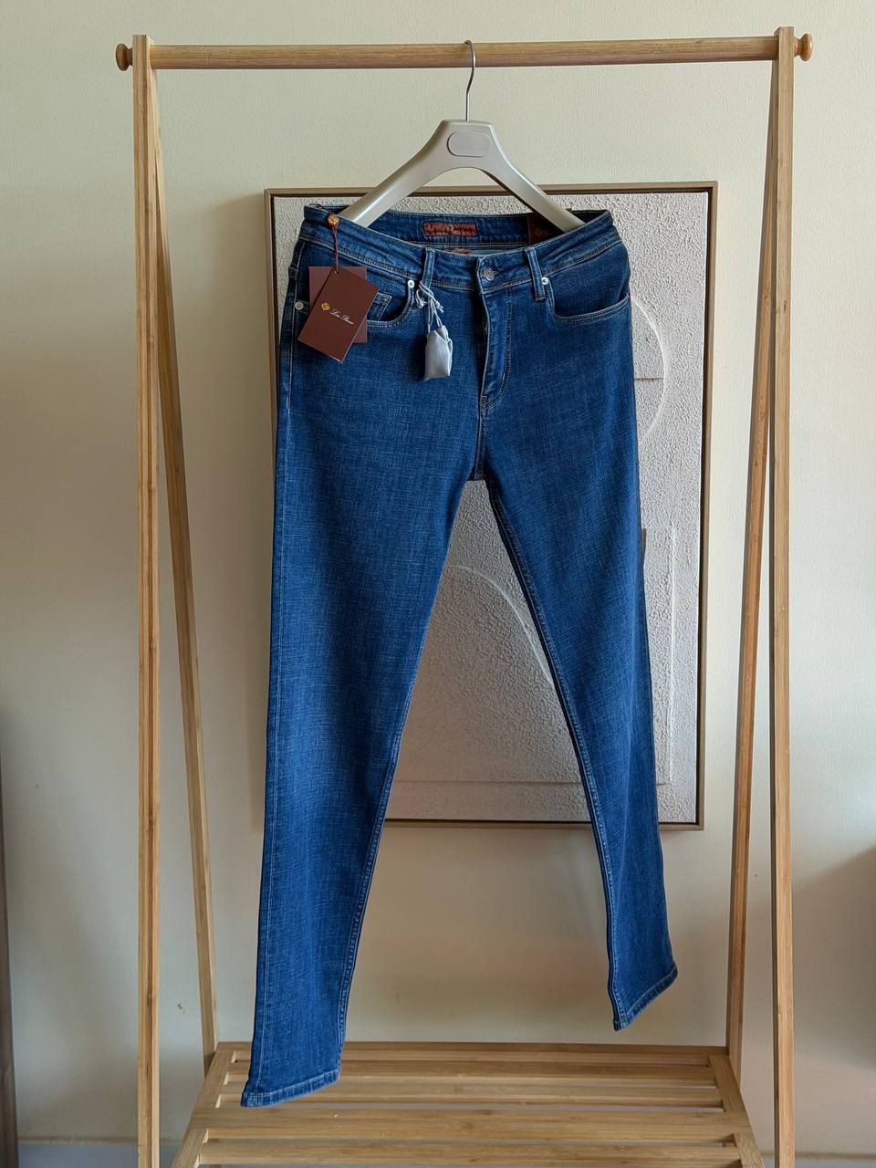 Loro Piana Classic-Cut Jeans Pants - Blue