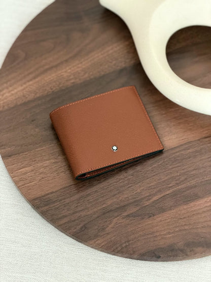 Montblanc Wallet - Brown, Black, Burgundy, Black Embossed
