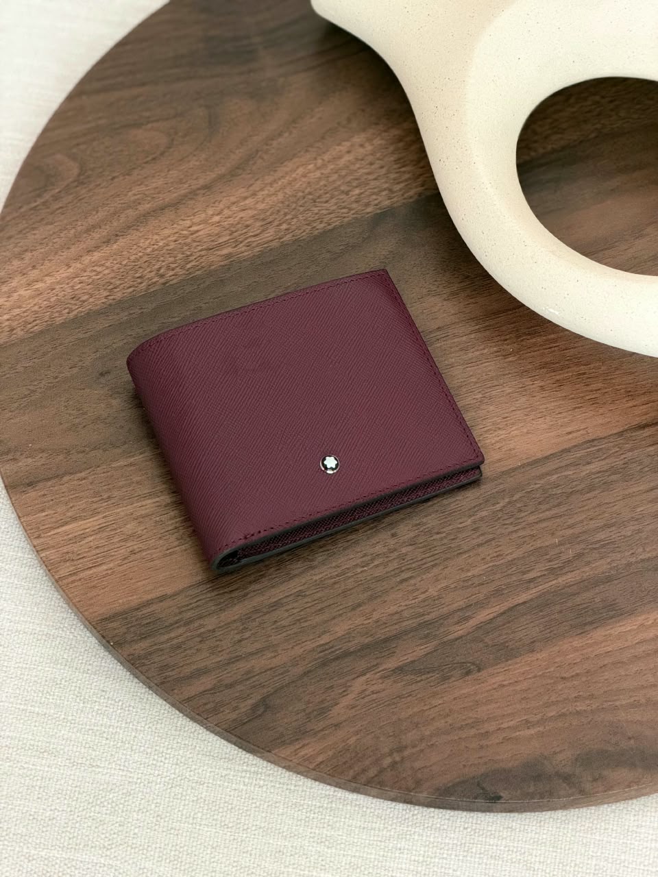 Montblanc Wallet - Brown, Black, Burgundy, Black Embossed