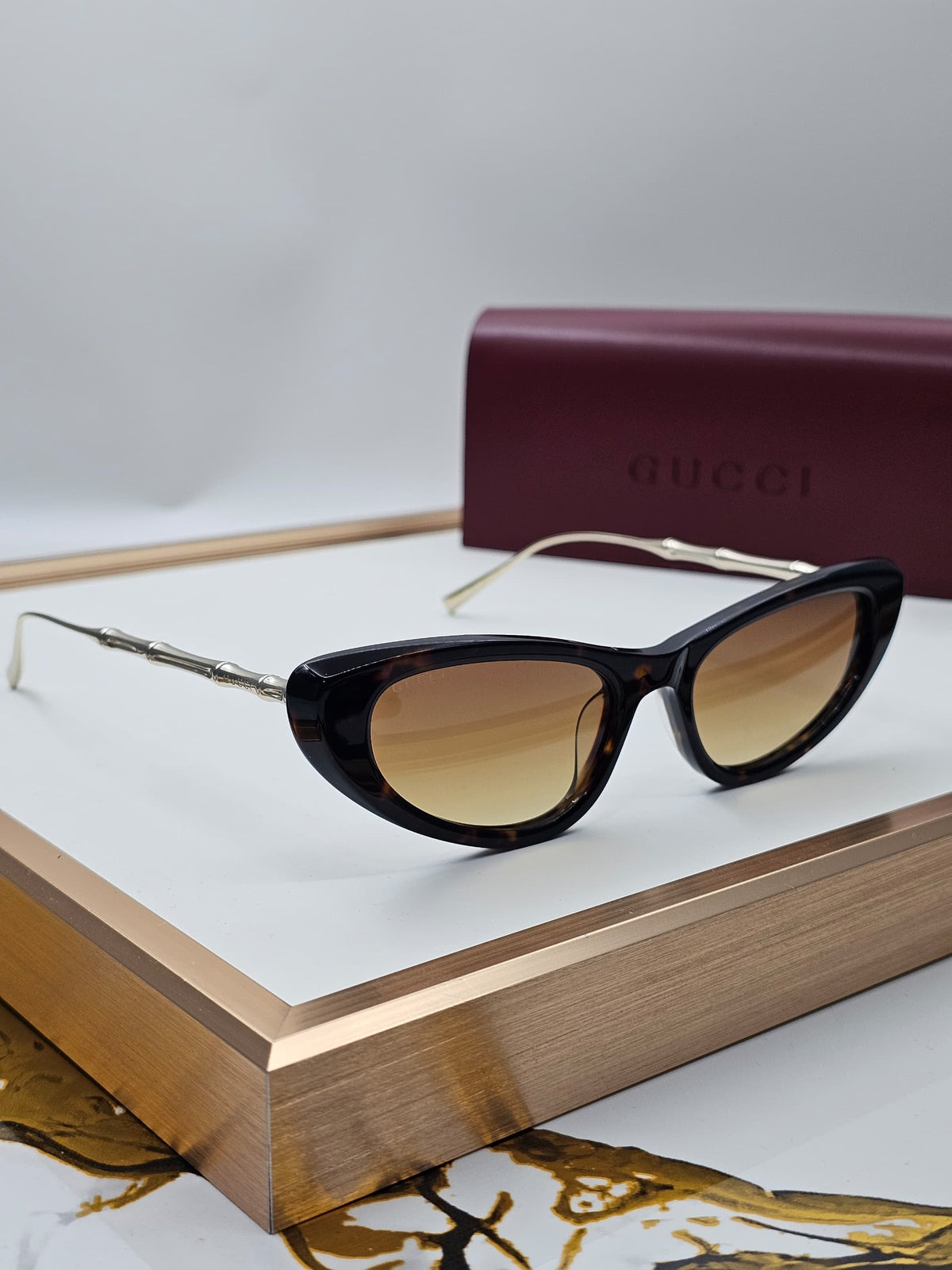Gucci Sunglasses - Black & Brown