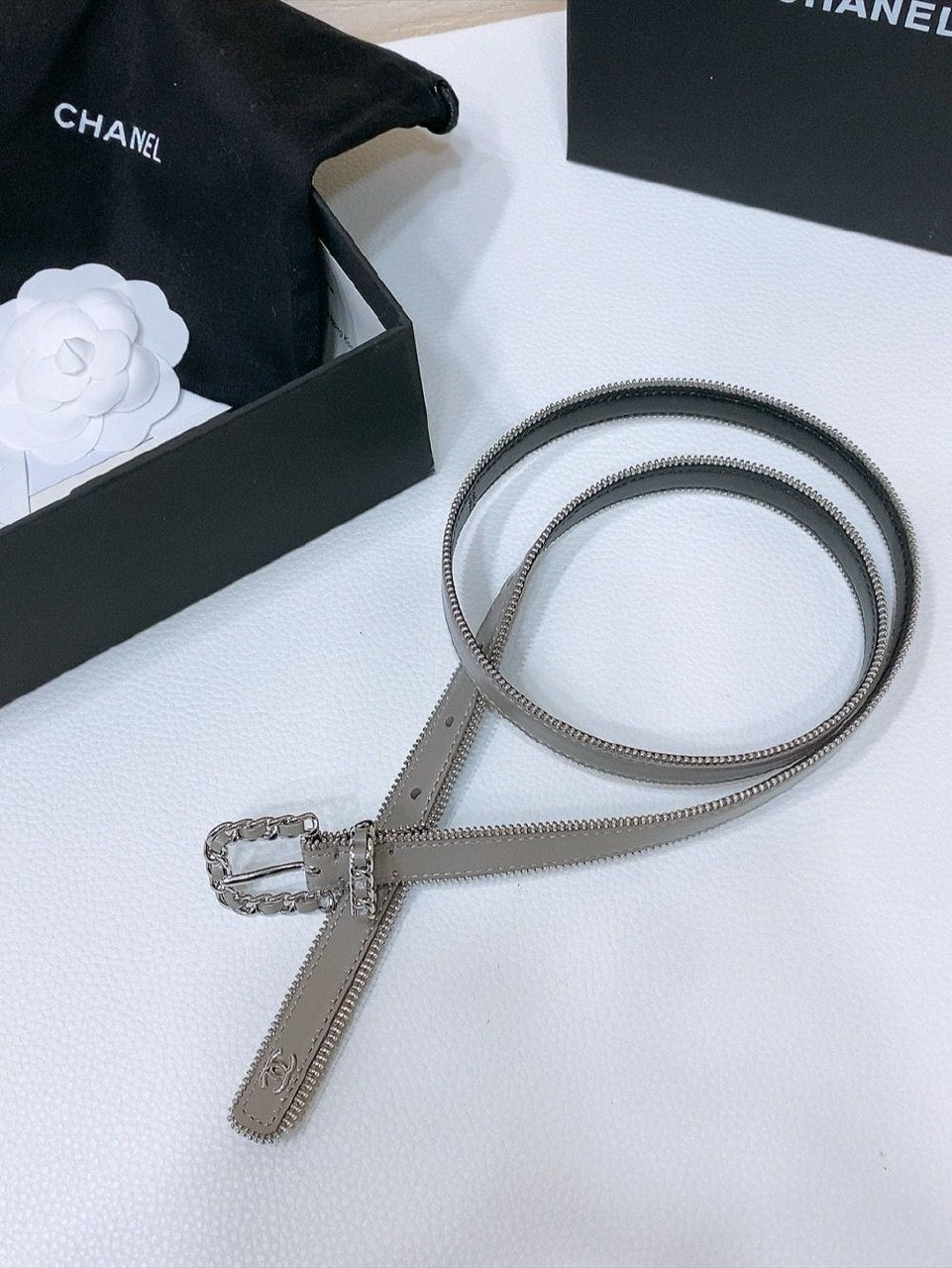 Chanel Belt - Grey