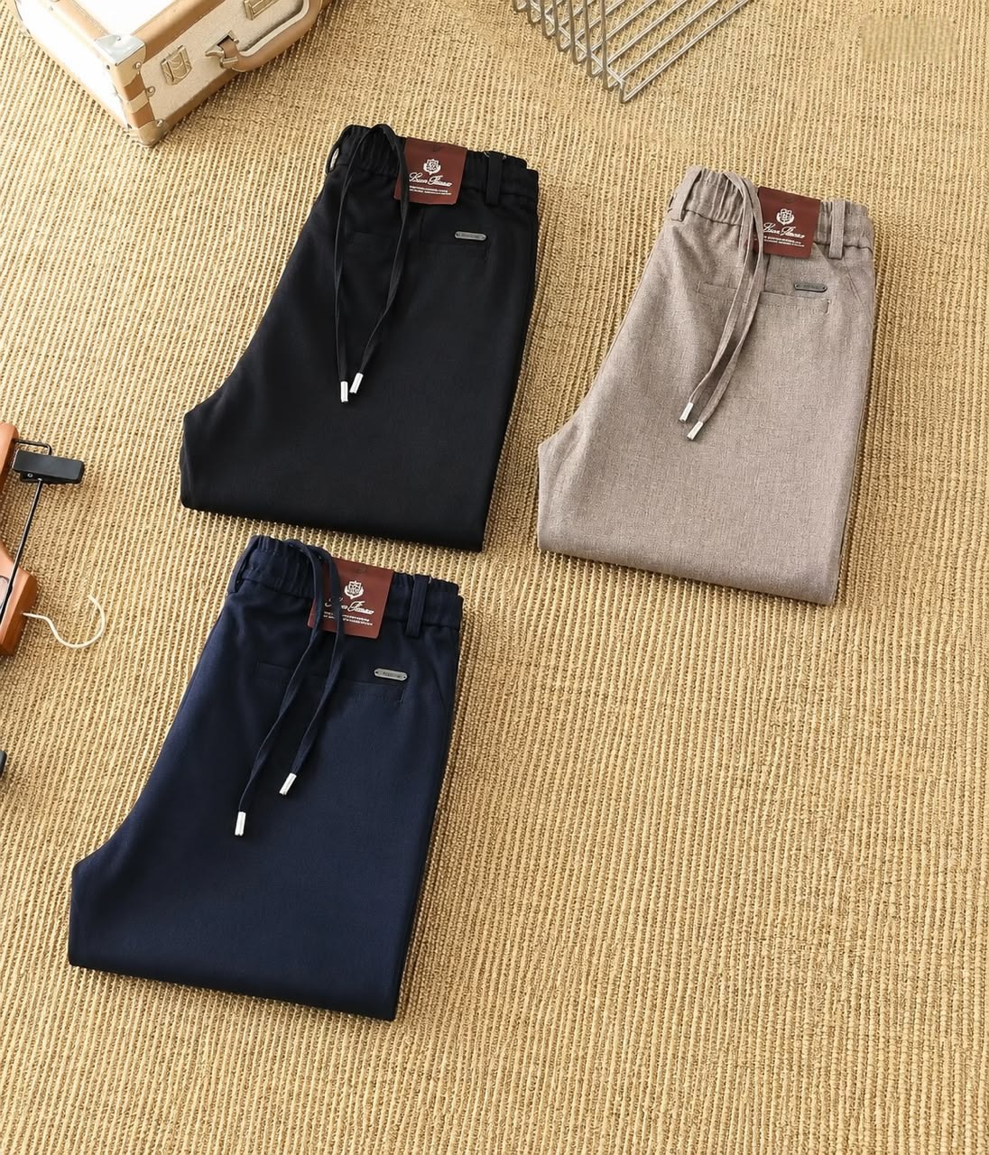 Loro Piana Pants - Navy, Beige, Black