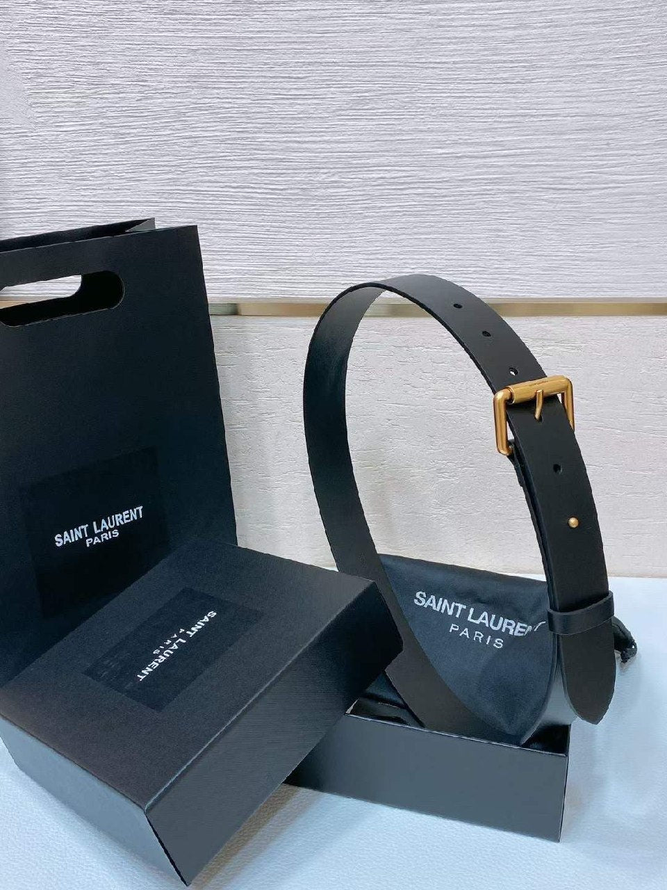 Saint Laurent Belt - Black