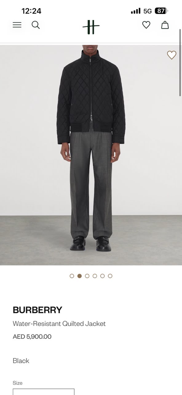 Burberry Quilted Jacket - Black, Beige, White