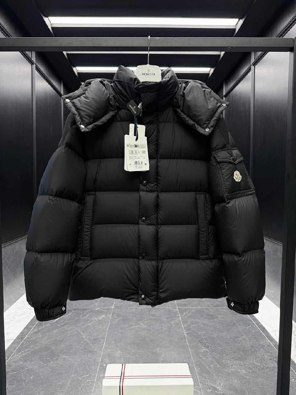Moncler Hooded Jacket - Black