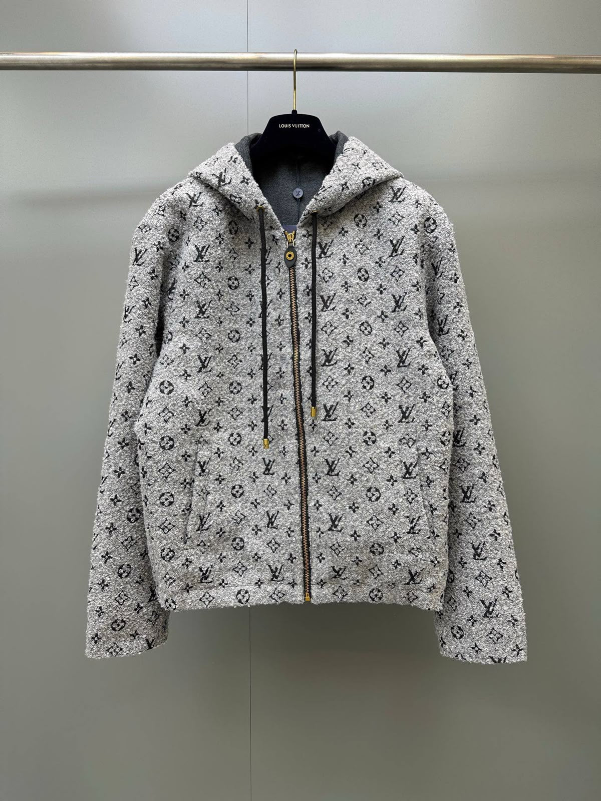 Louis Vuitton Hooded Jacket - Grey Monogram