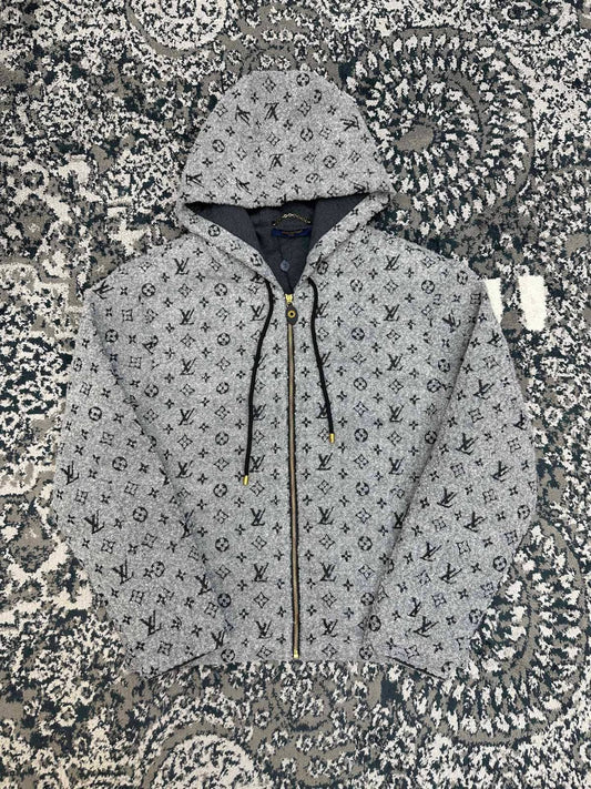 Louis Vuitton Hooded Jacket - Grey Monogram