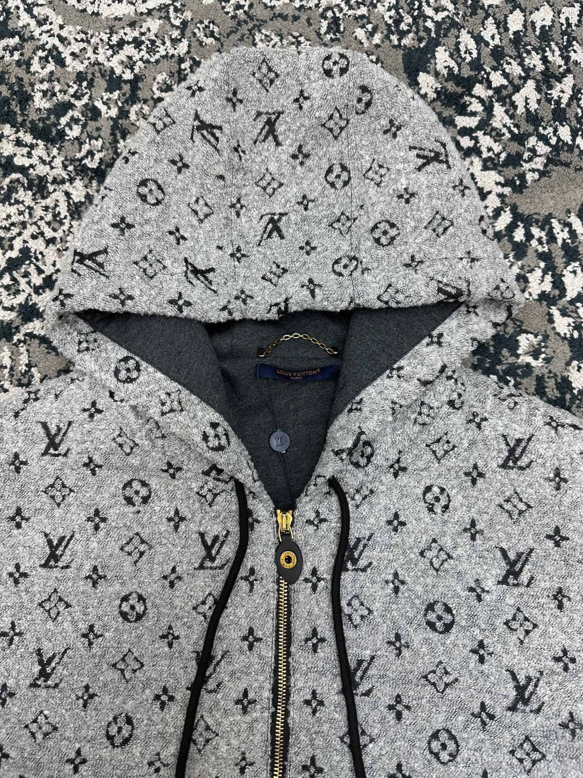 Louis Vuitton Hooded Jacket - Grey Monogram