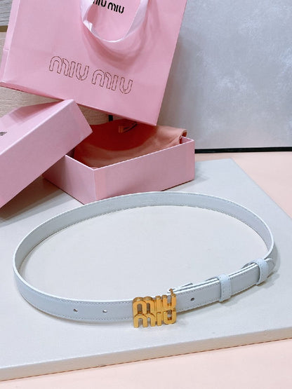 Miu Miu Belt - Black, White, Brown