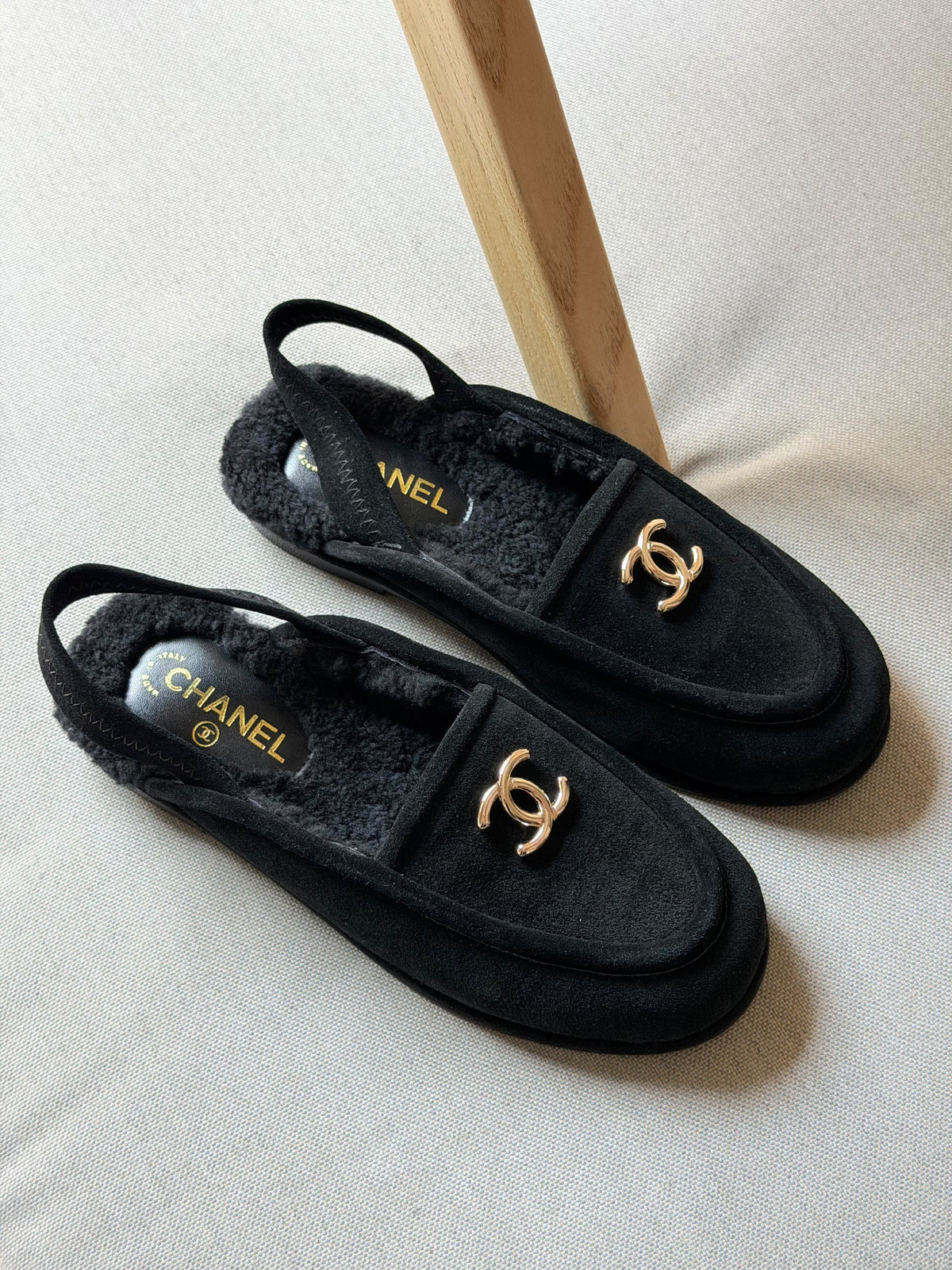 Chanel Mule - Black, Beige, Brown