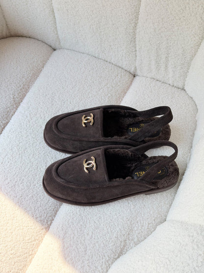 Chanel Mule - Black, Beige, Brown