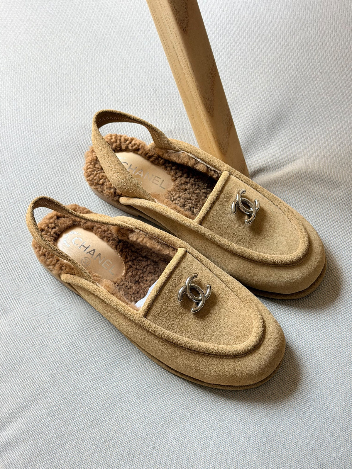 Chanel Mule - Black, Beige, Brown