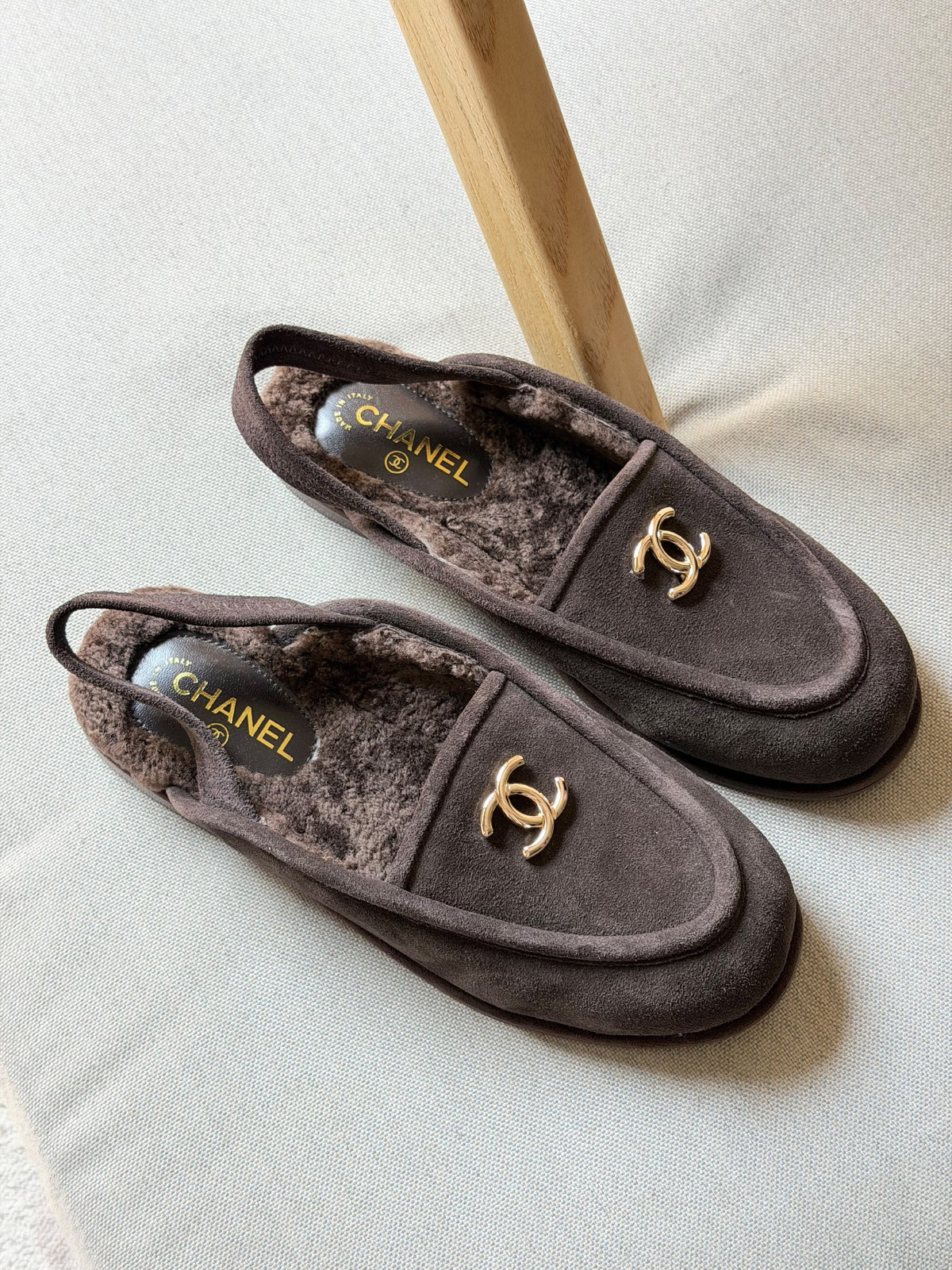 Chanel Mule - Black, Beige, Brown