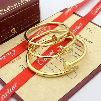Cartier Nail-Head Bracelet - Black, Gold Rose, Gold, Silver