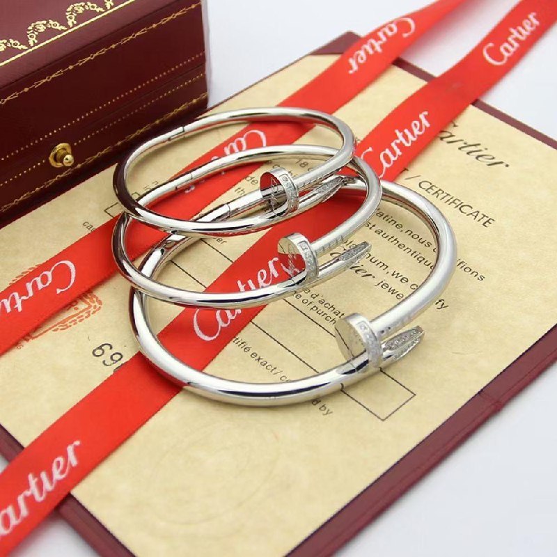 Cartier Nail-Head Bracelet - Black, Gold Rose, Gold, Silver