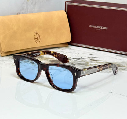 JacquesMarie Mage Sunglasses - Tortoise & Blue