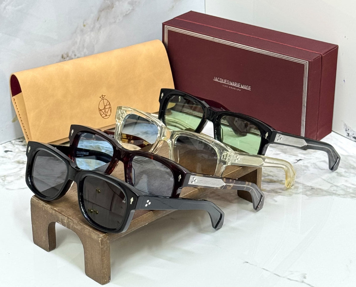 JacquesMarie Mage Sunglasses - Tortoise & Blue
