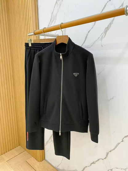 Prada Tracksuit Zip-Up - Black