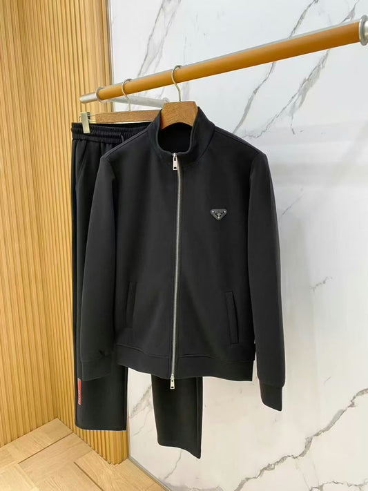Prada Tracksuit Zip-Up - Black