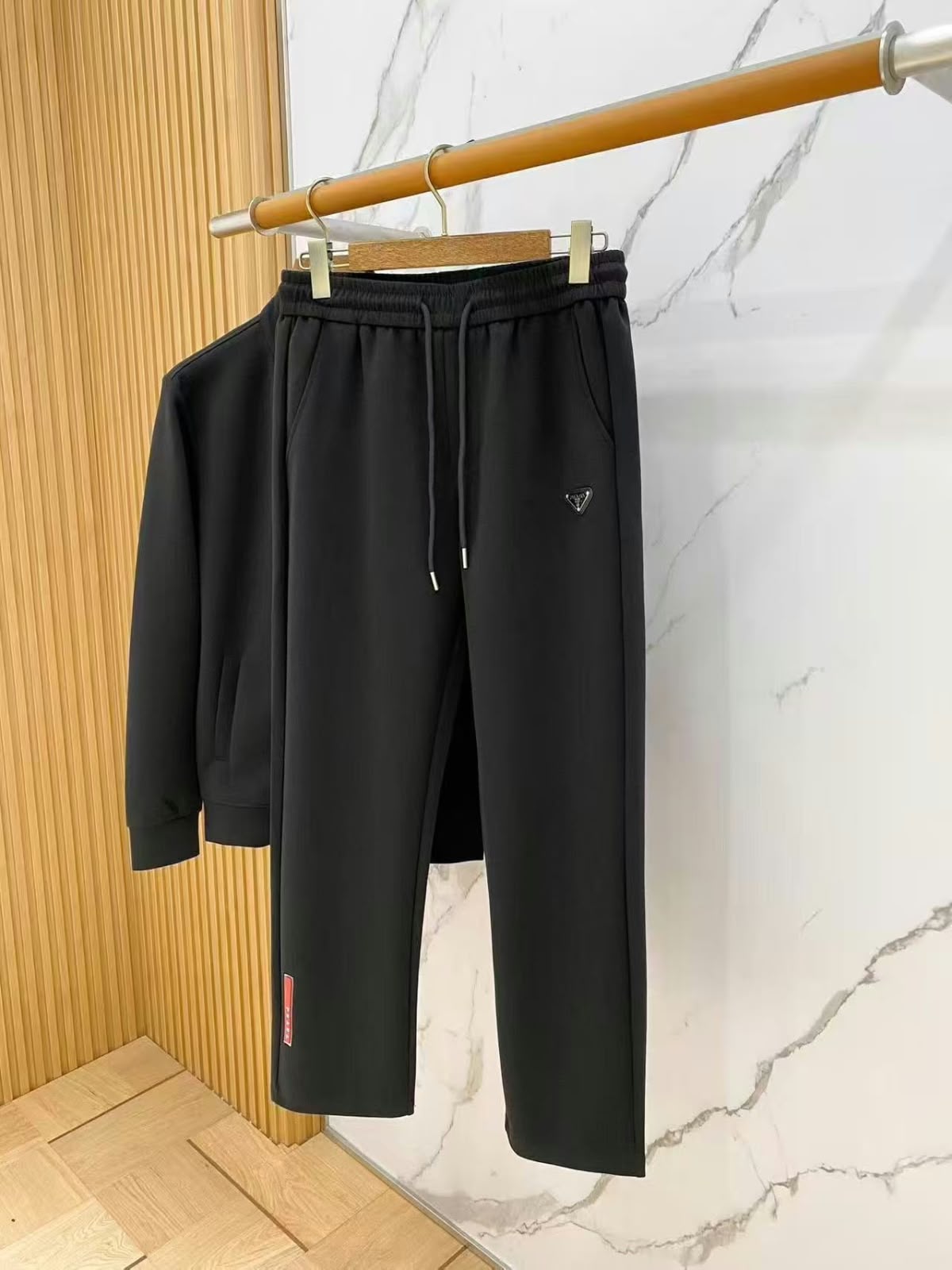 Prada Tracksuit Zip-Up - Black