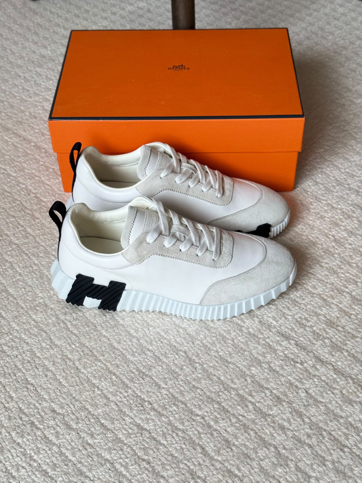 Hermès Bouncing Panel Sneakers - White